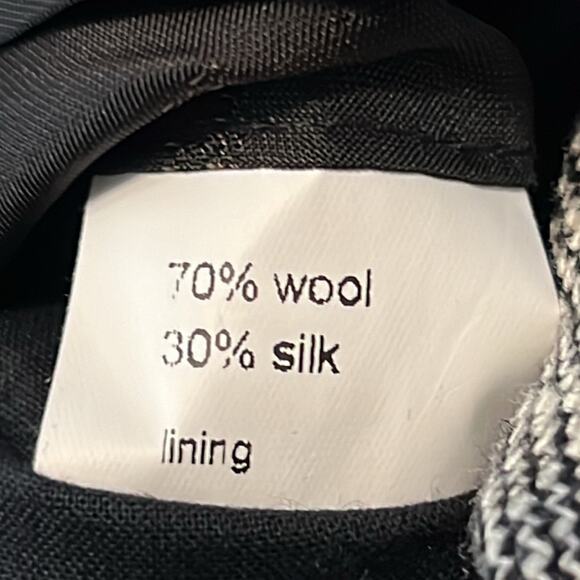 Billy Reid $1200 Wool Silk 2 Piece Pants Suit Jacket Blazer Sz 4 - Picture 9 of 9